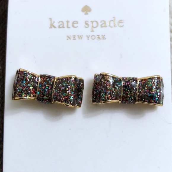 Kate Spade Multicolour bow earrings